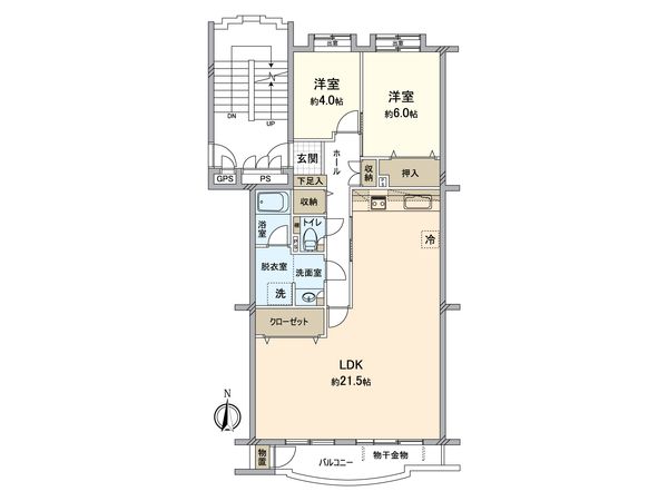 グリーンライフ南大沢 間取図(平面図) グリーンライフ南大沢 間取図(平面図)
