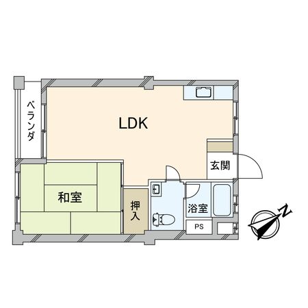 豊田第3コーポラス 間取図(平面図) 間取図(平面図)