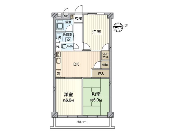 秀和めじろ台レジデンス 間取図(平面図)