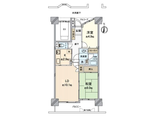 グリーンコーポ豊田 間取図(平面図)