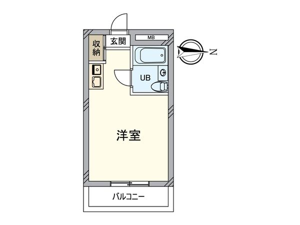 メゾン・ド・ノア天神町 間取図(平面図)