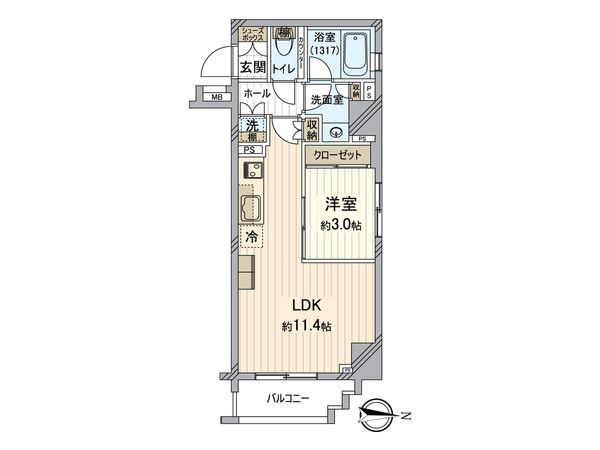 ダイナシティ八王子 間取図(平面図)