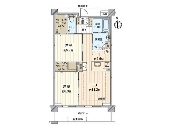 ダイヤモンドライフ若葉台 間取図(平面図) ダイヤモンドライフ若葉台 間取図(平面図)