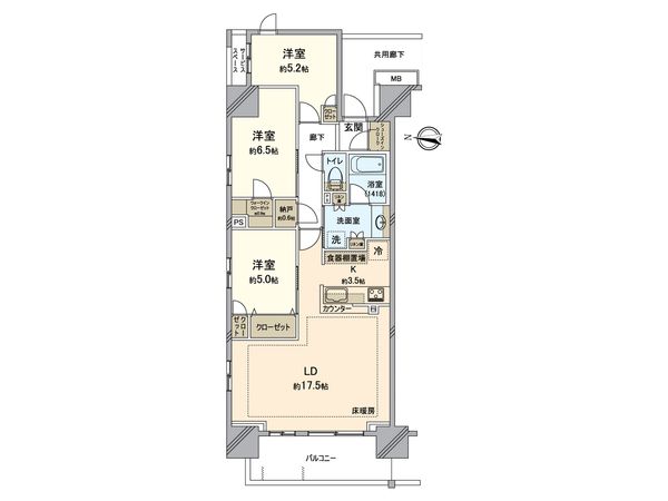 パークホームズ八王子 間取図(平面図) パークホームズ八王子 間取図(平面図)