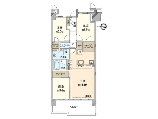 オハナ豊田多摩平の森 間取図(平面図)