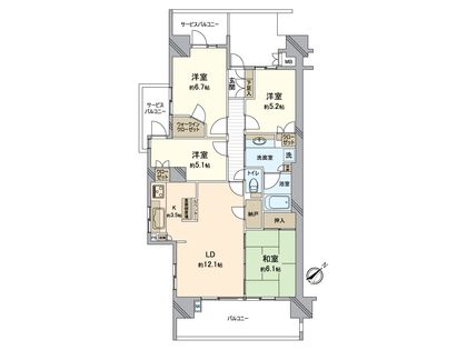 間取図(平面図)