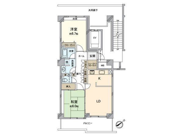 ヴェルディールみなみ野東 3号棟 間取図(平面図) ヴェルディールみなみ野東 3号棟 間取図(平面図)