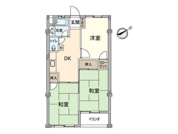 豊田第一コーポラス 間取図(平面図)