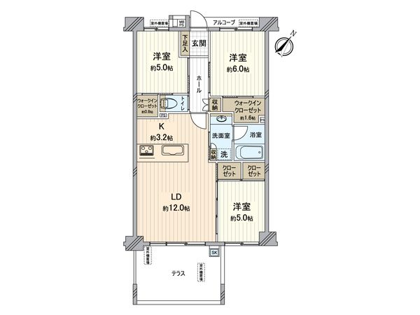 クオス八王子明神町 間取図(平面図)