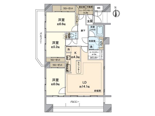 間取図(平面図)
