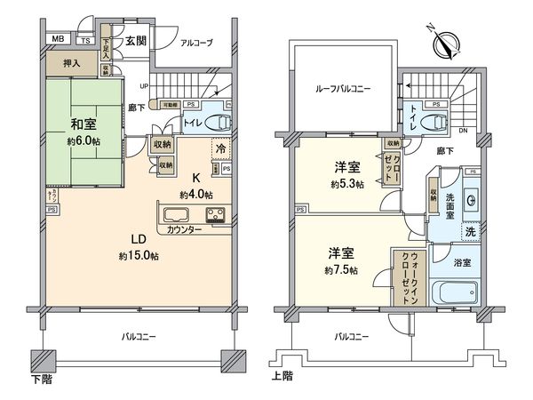 グランフラッツ並木町 間取図(平面図) グランフラッツ並木町 間取図(平面図)