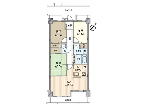 間取図(平面図)