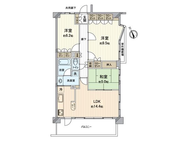 サンクレイドル日野 間取図(平面図) サンクレイドル日野 間取図(平面図)