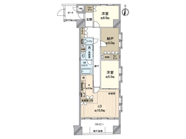 サンクレイドル八王子三崎町 間取図(平面図) サンクレイドル八王子三崎町 間取図(平面図)