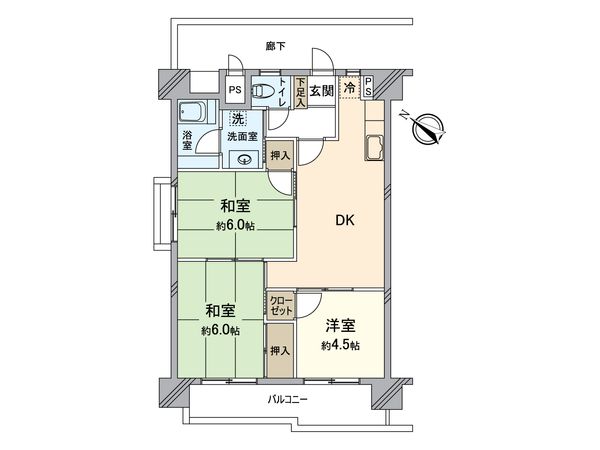 日野平山台住宅 間取図(平面図) 日野平山台住宅 間取図(平面図)