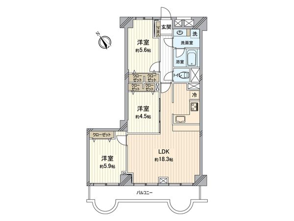 八王子セントラルマンション 間取図(平面図) 八王子セントラルマンション 間取図(平面図)
