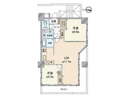 ドミール八王子 間取図(平面図)