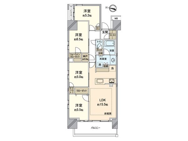 パークホームズ八王子 間取図(平面図) パークホームズ八王子 間取図(平面図)