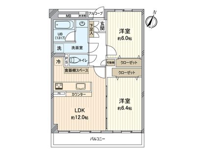 蓮生寺公園通り三番街 間取図(平面図)