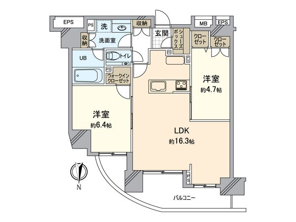 クリオレジダンス八王子ザ・マークス 間取図(平面図) クリオレジダンス八王子ザ・マークス 間取図(平面図)