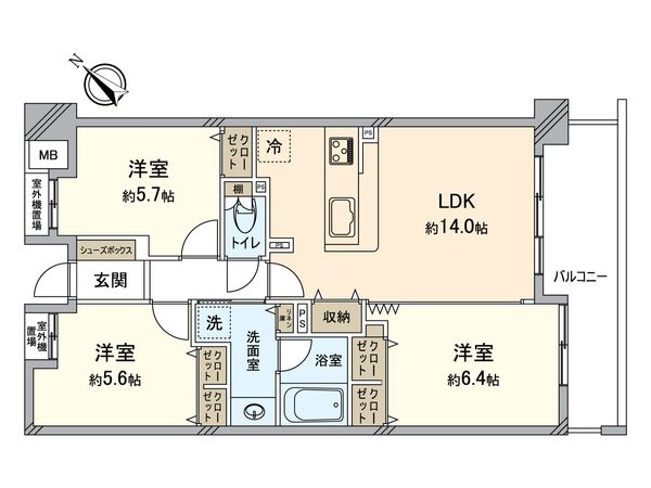 間取図(平面図)
