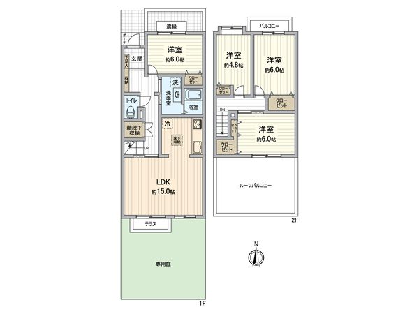 グリーンメゾン南大沢 間取図(平面図) グリーンメゾン南大沢 間取図(平面図)