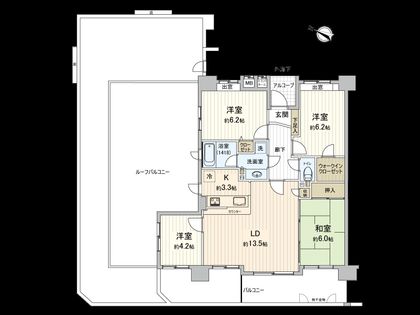 エレガンスステージ久米川 間取図(平面図)