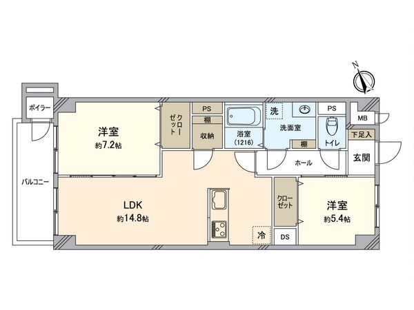 第一八王子ハイツ 間取図(平面図) 間取図(平面図)