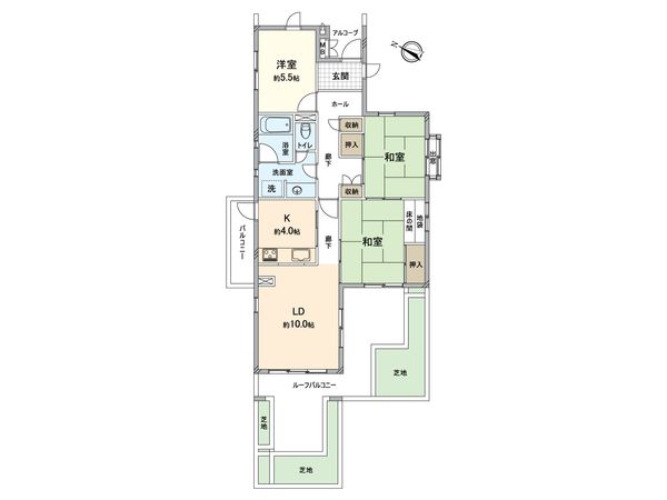 ベルコリーヌ南大沢5-13街区 7号棟 間取図(平面図) ベルコリーヌ南大沢5-13街区 7号棟 間取図(平面図)