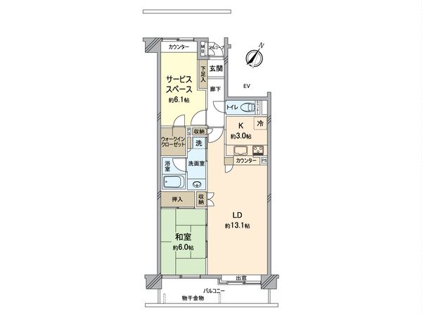 ザ・パームス西八王子 間取図(平面図) ザ・パームス西八王子 間取図(平面図)