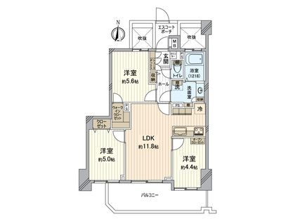グランシティ八王子 間取図(平面図)