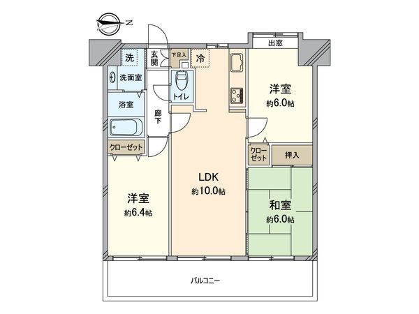 クレアメゾン八王子 間取図(平面図)