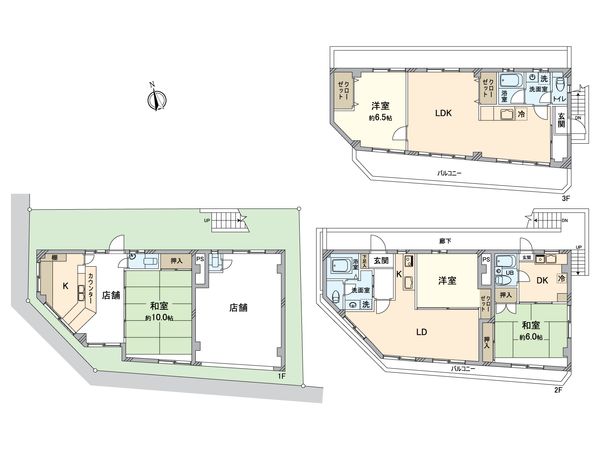 八王子市大和田町5丁目 戸建 間取図(平面図) 八王子市大和田町5丁目 戸建 間取図(平面図)
