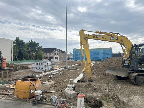 日野市宮土地 2号地 前面道路含む外観 日野市宮土地 2号地 前面道路含む外観