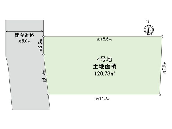 日野市宮土地 4号地 区画図 日野市宮土地 4号地 区画図