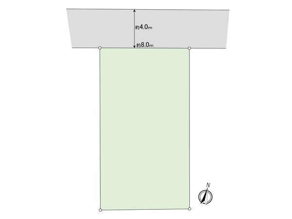 日野市程久保2丁目 土地 区画図 区画図