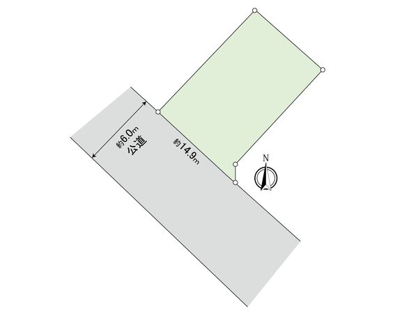 日野市南平9丁目 土地 区画図