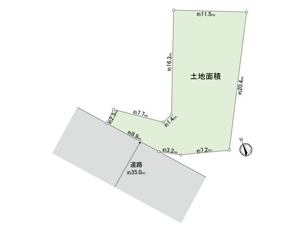 多摩市落川 土地 その他
