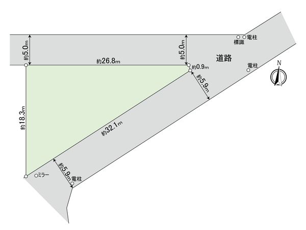 日野市南平1丁目 土地 区画図