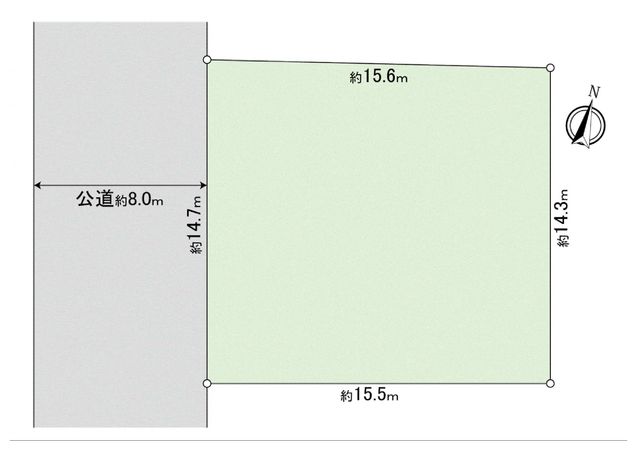 日野市三沢5丁目 古家付土地 間取図