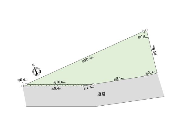 高幡不動 土地 区画図 高幡不動 土地 区画図