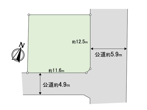 日野市南平2丁目 土地 区画図