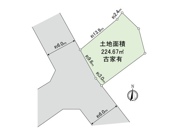 多摩市豊ヶ丘1丁目 土地 区画図 多摩市豊ヶ丘1丁目 土地 区画図