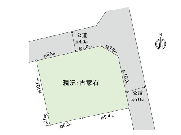 多摩市諏訪1丁目 土地 区画図 多摩市諏訪1丁目 土地 区画図
