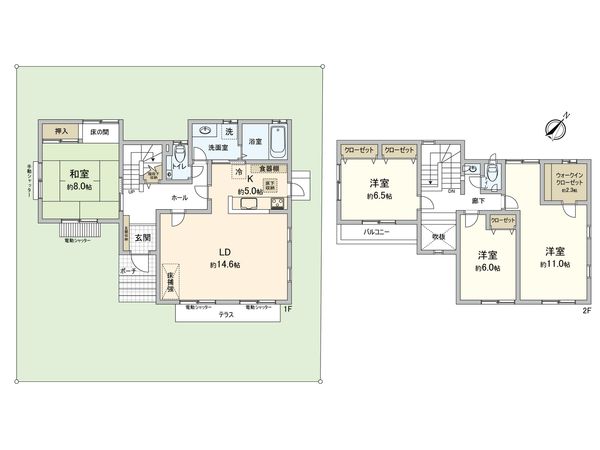 フォレステージ高幡鹿島台 戸建 間取図(平面図) フォレステージ高幡鹿島台 戸建 間取図(平面図)
