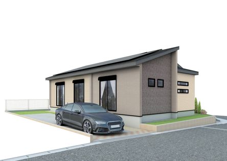 日野市平山3丁目 新築戸建 外観パース図