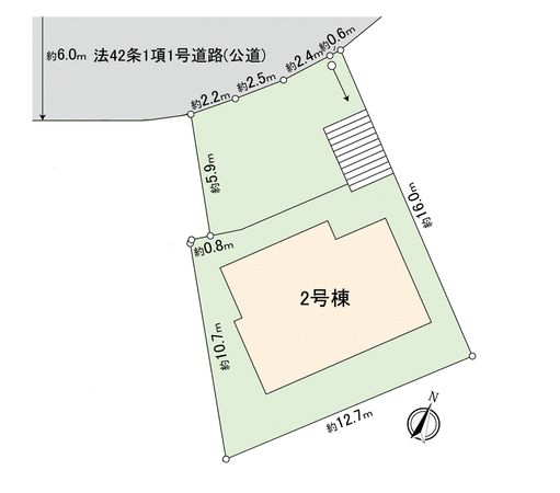 多摩市桜ケ丘1丁目 新築戸建 2号棟 区画図