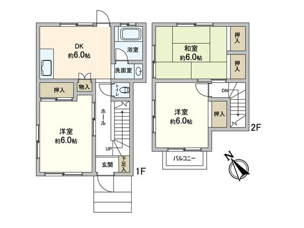 日野市三沢3丁目 戸建 間取図(平面図) 日野市三沢3丁目 戸建 間取図(平面図)