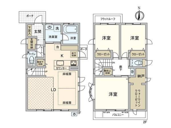 日野市百草 戸建 間取図(平面図) 日野市百草 戸建 間取図(平面図)