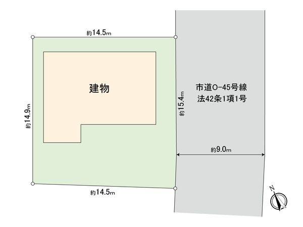 日野市百草 戸建 区画図 日野市百草 戸建 区画図